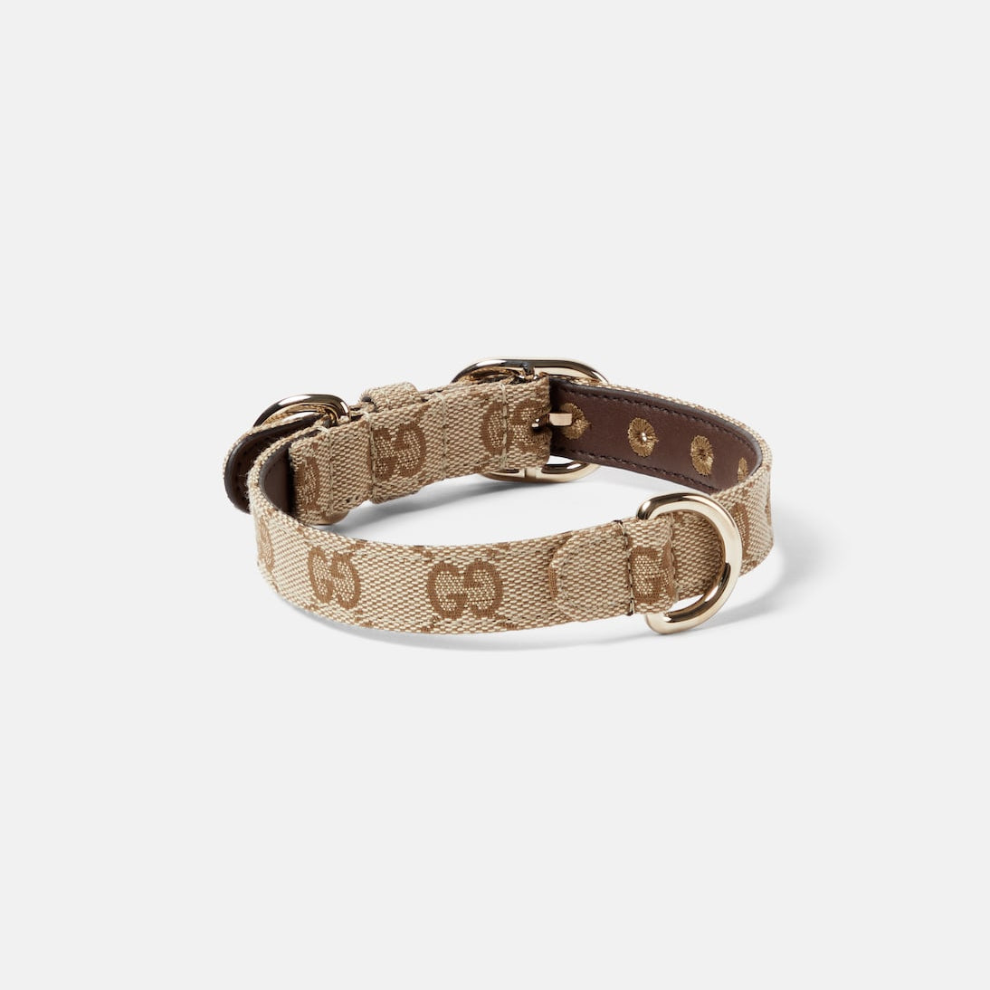 Gucci - S/M GG canvas dog collar