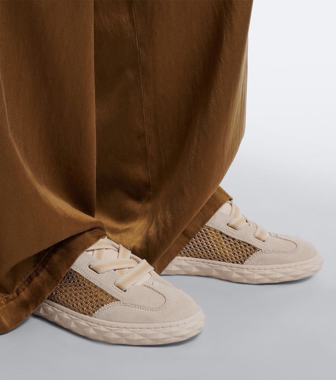 Jimmy Choo - Diamond Light Flex suede sneakers