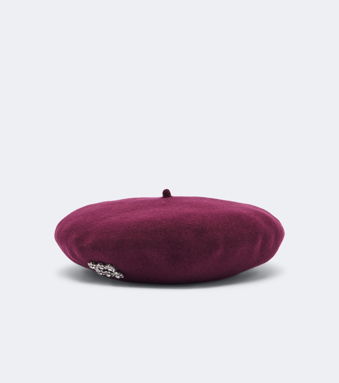 Roger Vivier - Crystal-embellished wool beret