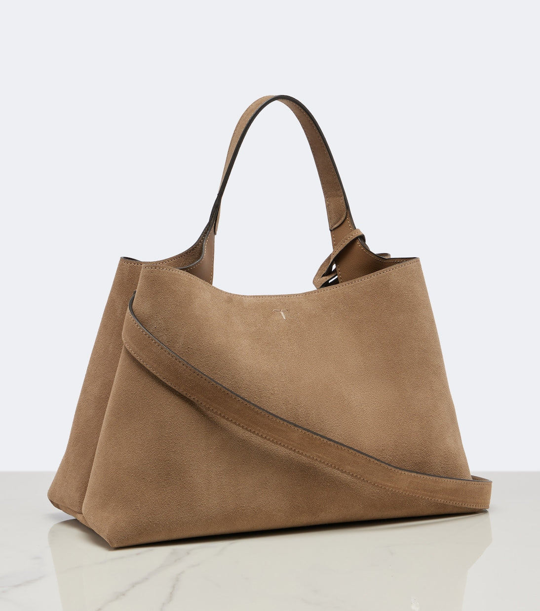Tod's - Apa Medium suede top-handle bag