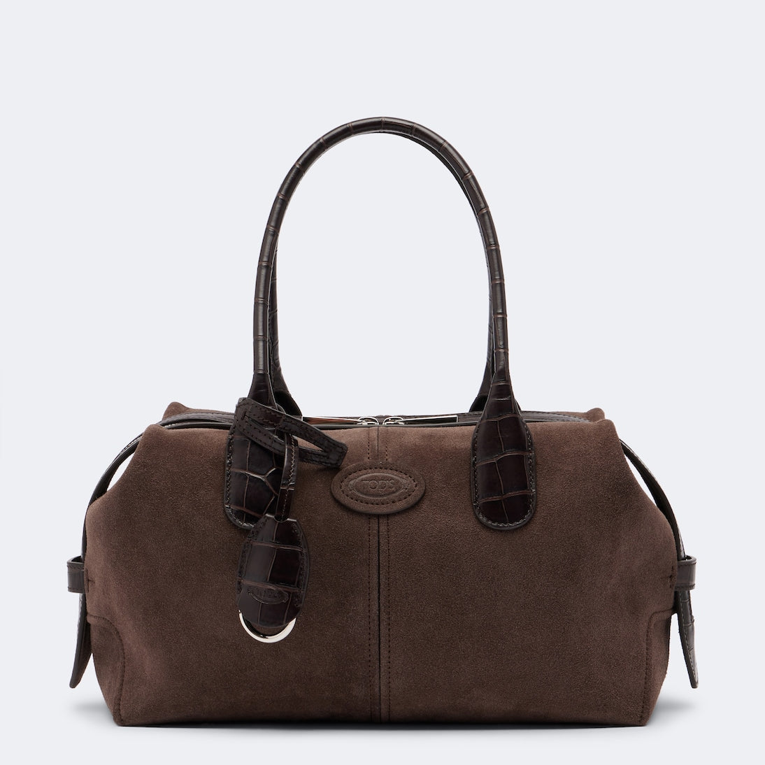 Tod's - Bauletto Small suede top-handle bag