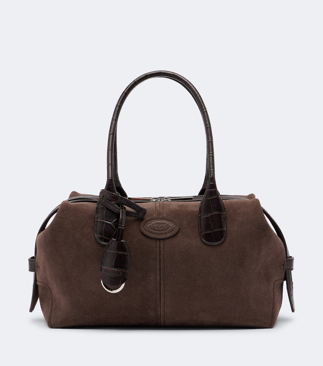 Tod's - Bauletto Small suede top-handle bag