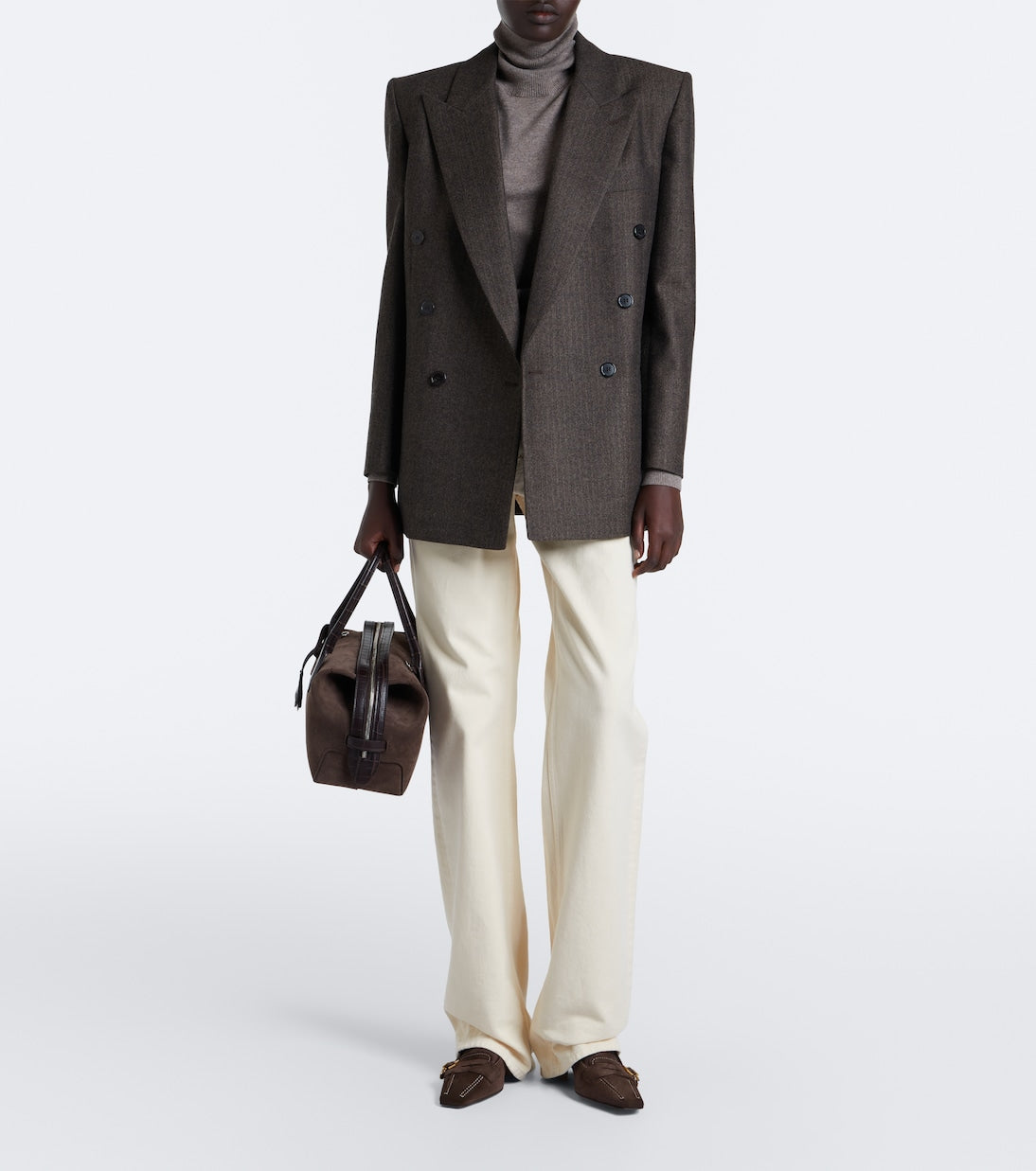 Tod's - Bauletto Small suede top-handle bag