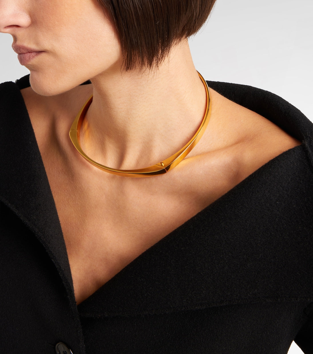Toteme - Signature 18kt gold-plated necklace