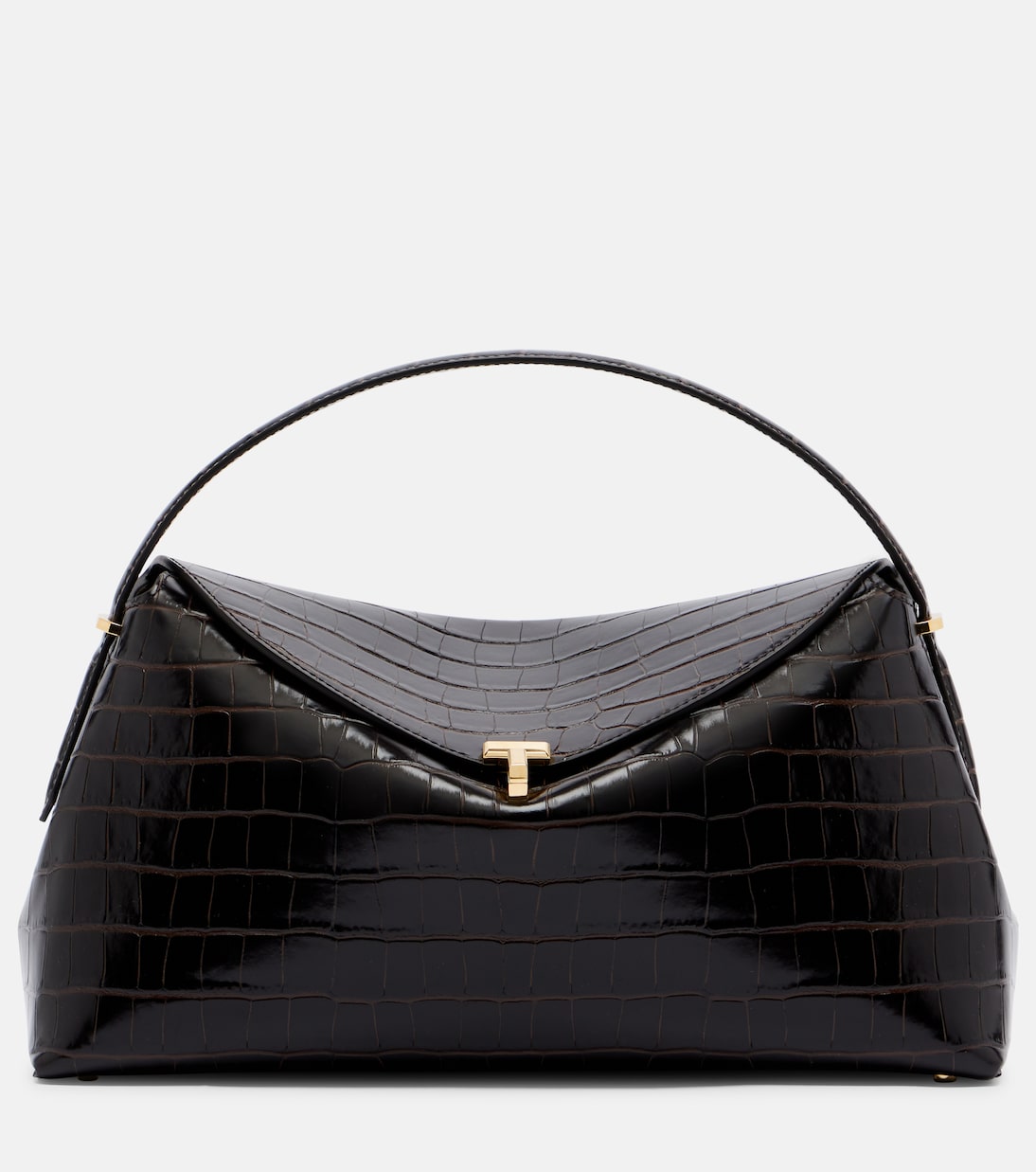 Toteme - T-Lock croc-effect leather tote bag