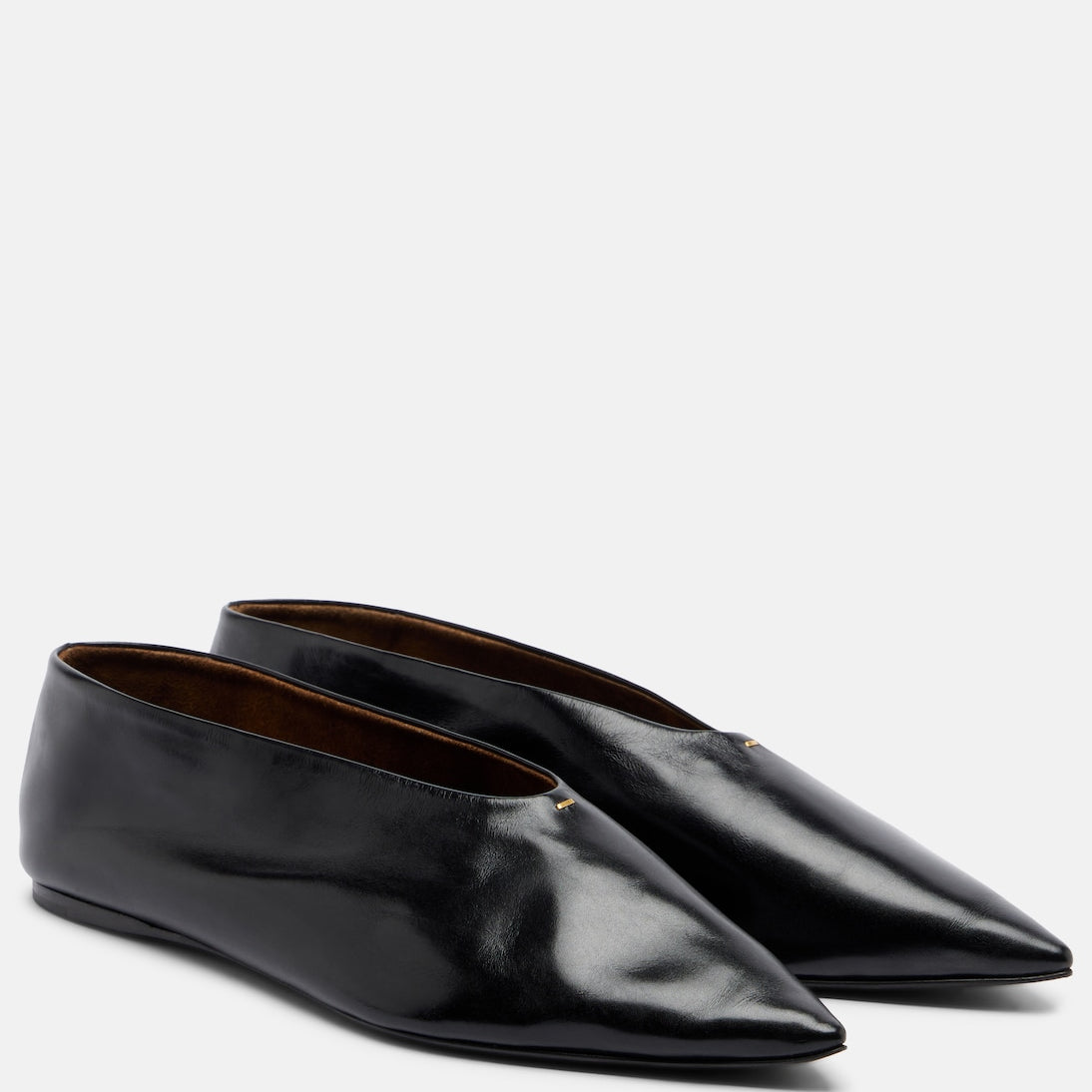 Khaite - Miriam leather ballet flats