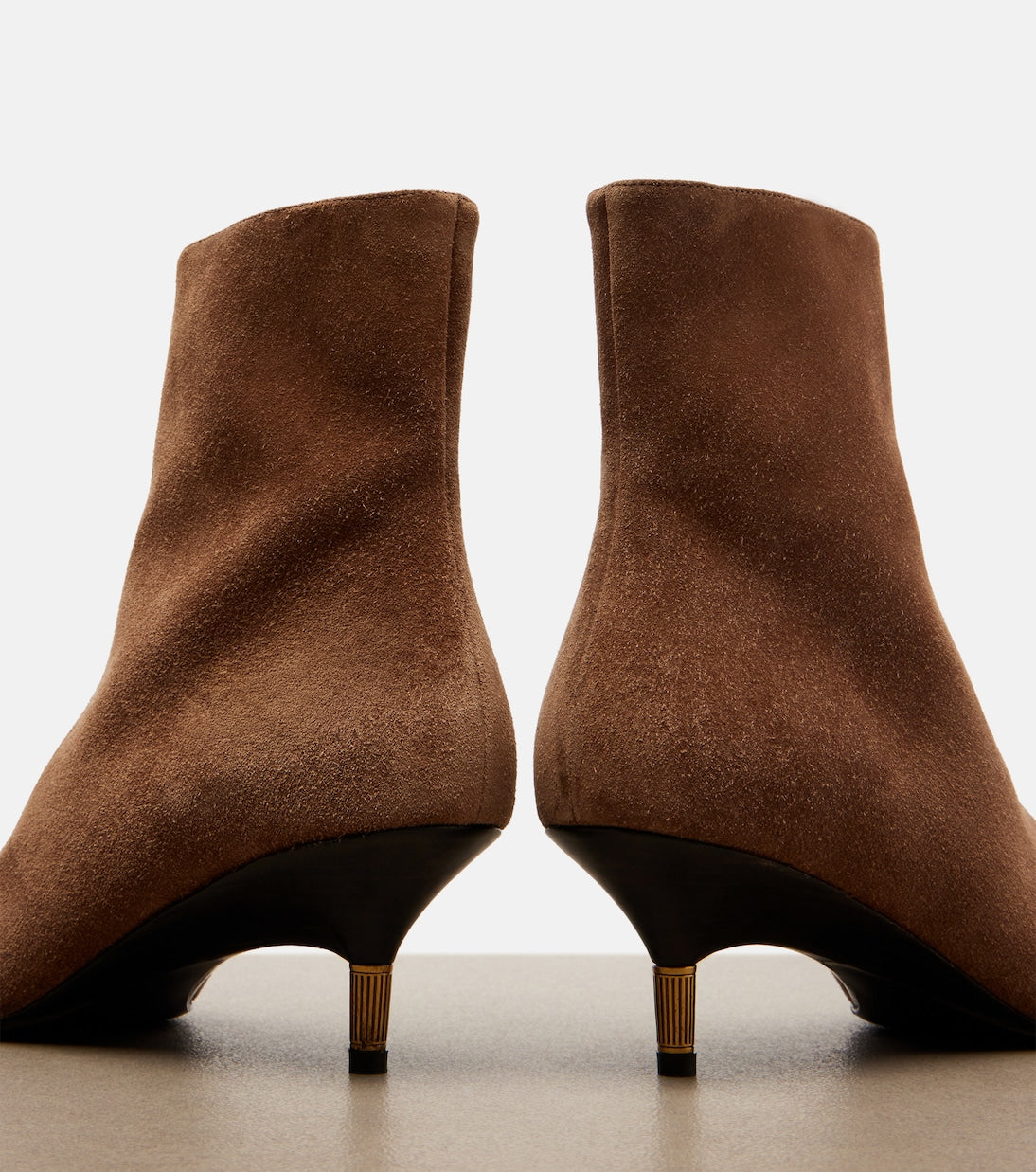 Khaite - Bella suede ankle boots