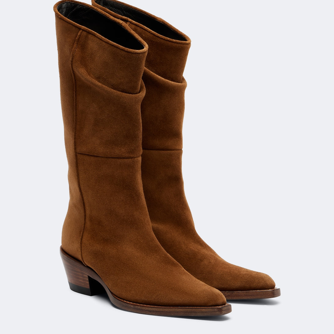 Khaite - Clive suede mid-calf boots