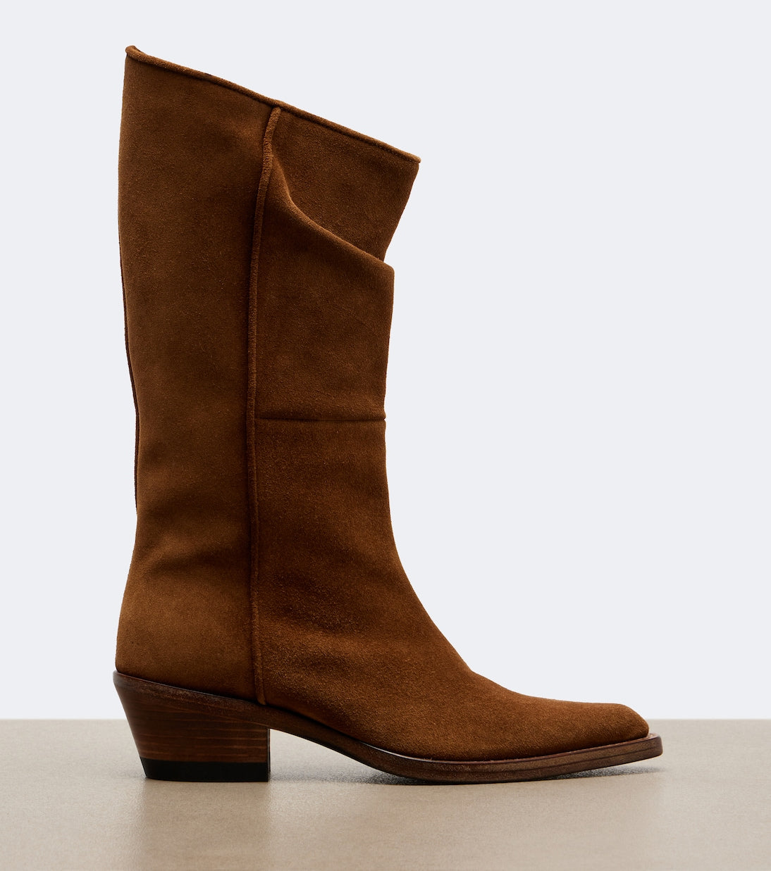 Khaite - Clive suede mid-calf boots