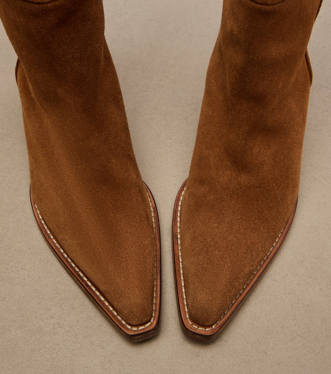 Khaite - Clive suede mid-calf boots
