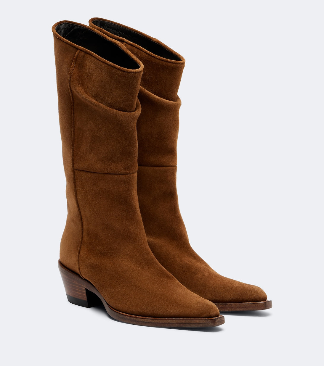 Khaite - Clive suede mid-calf boots