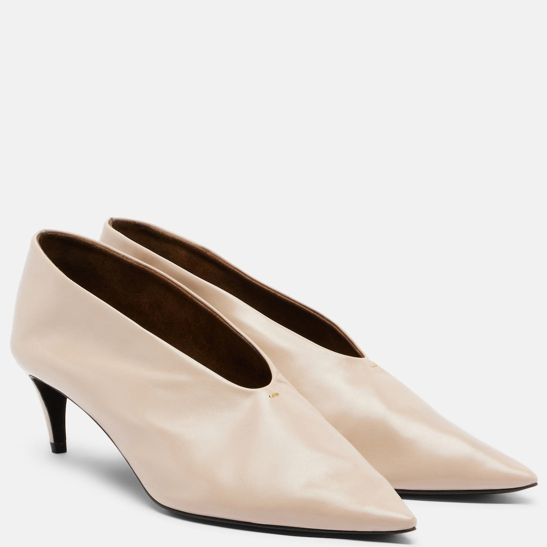 Khaite - Miriam leather pumps