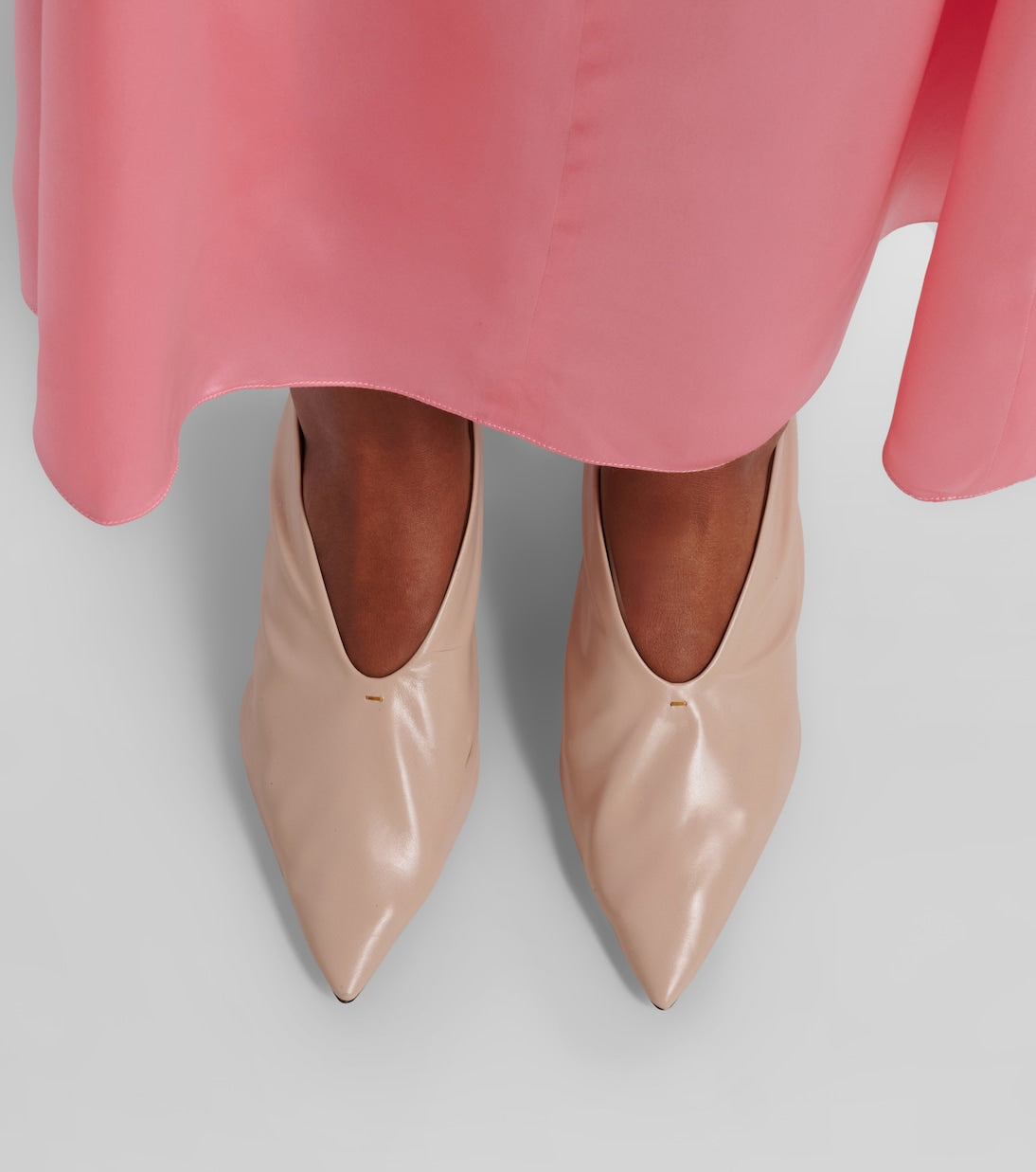 Khaite - Miriam leather pumps