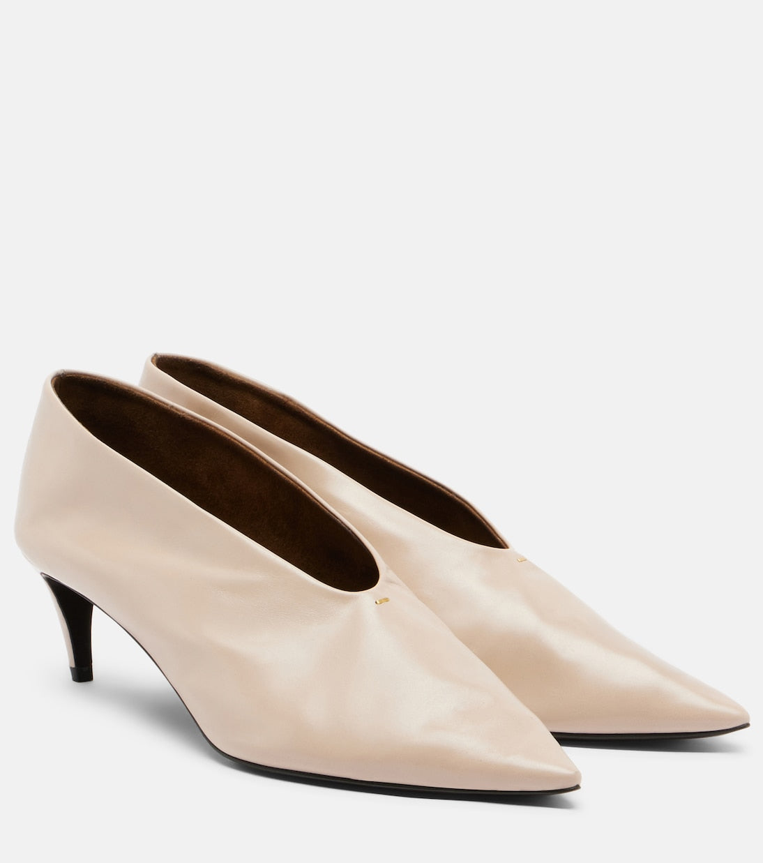 Khaite - Miriam leather pumps