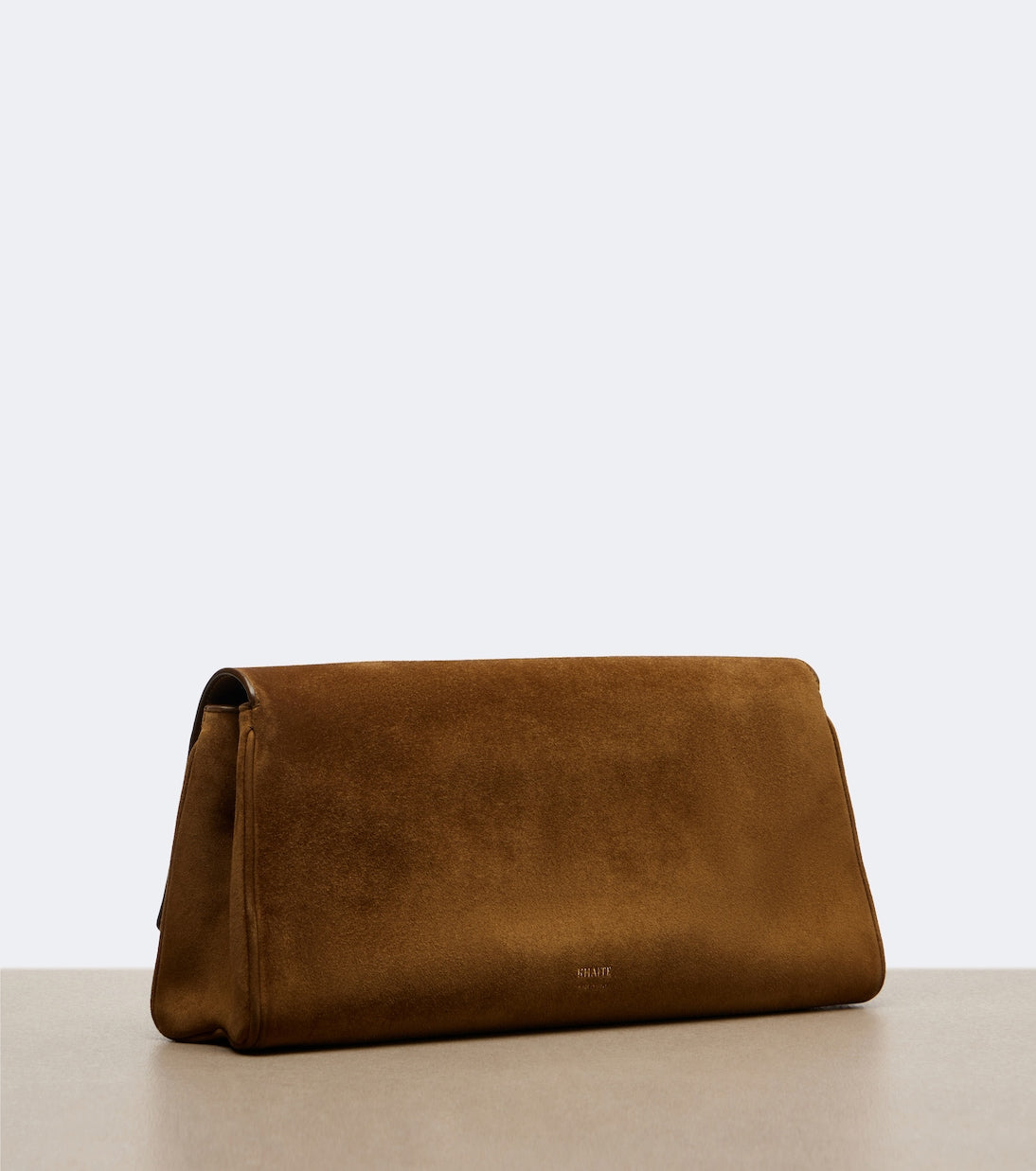 Khaite - Audrey suede clutch