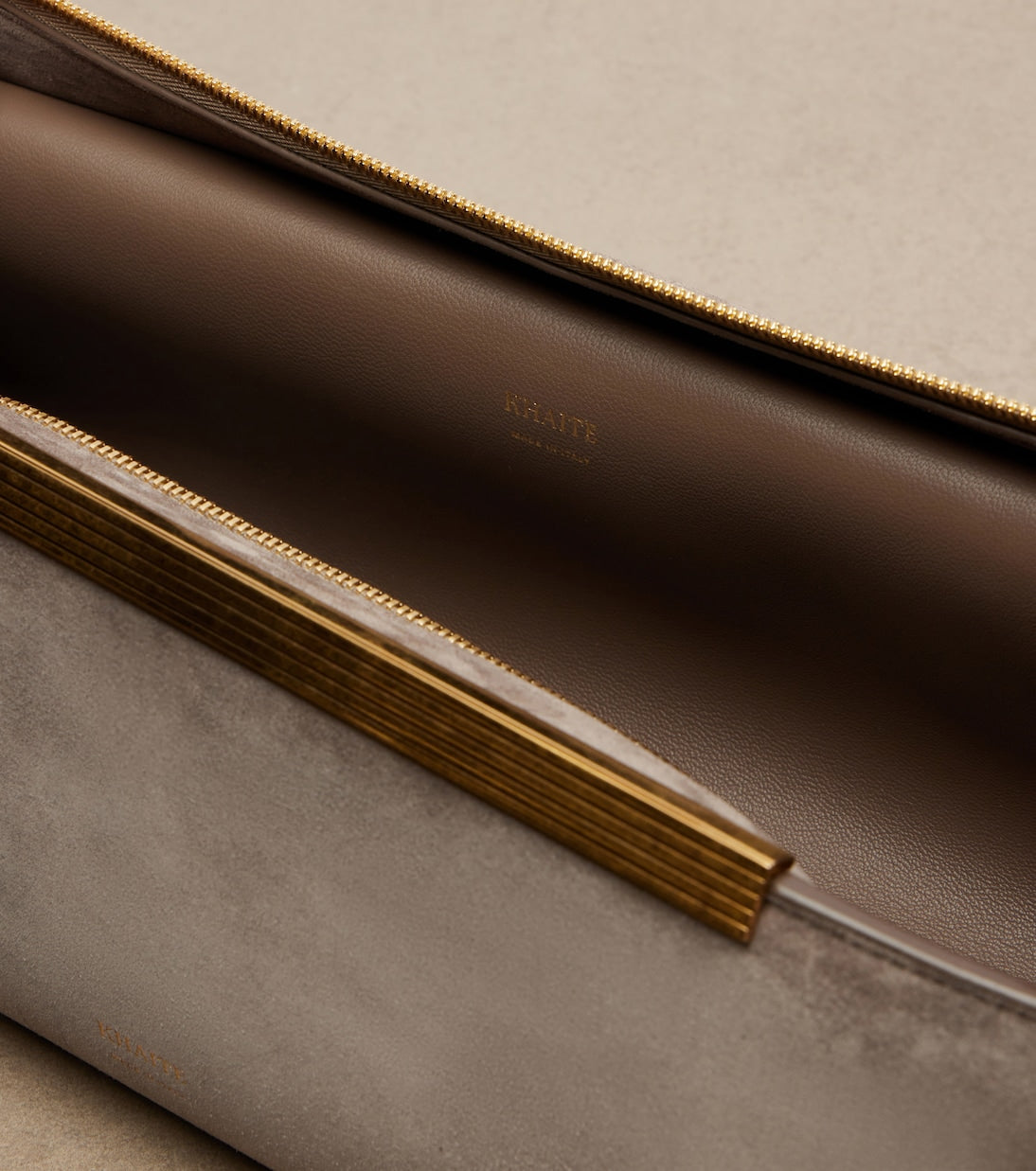 Khaite - Donna suede clutch