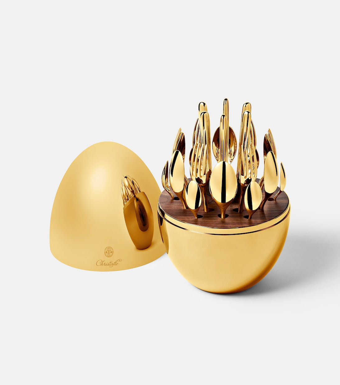 Christofle - Mood Gold 24kt gold-plated 24-piece cutlery set
