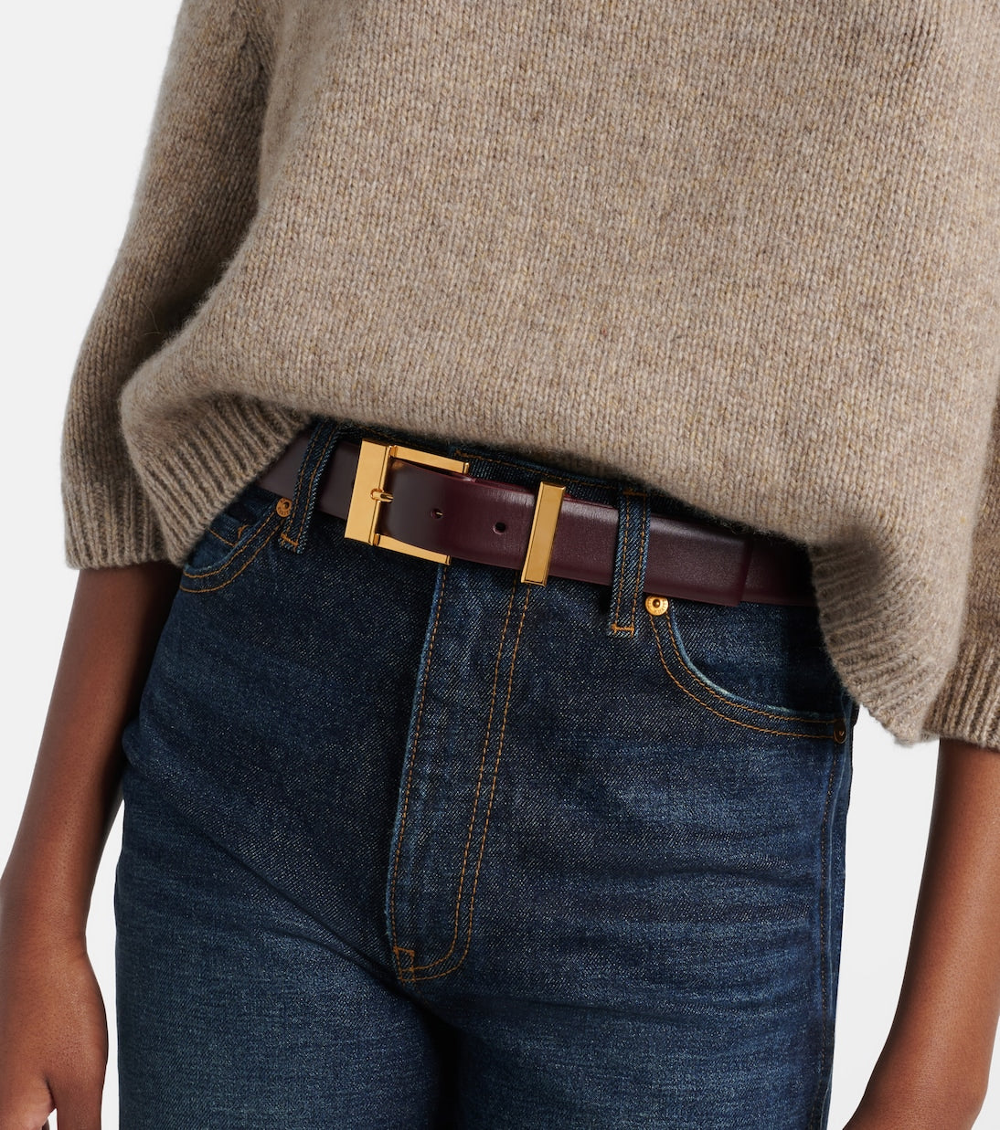 Khaite - Manhattan leather belt