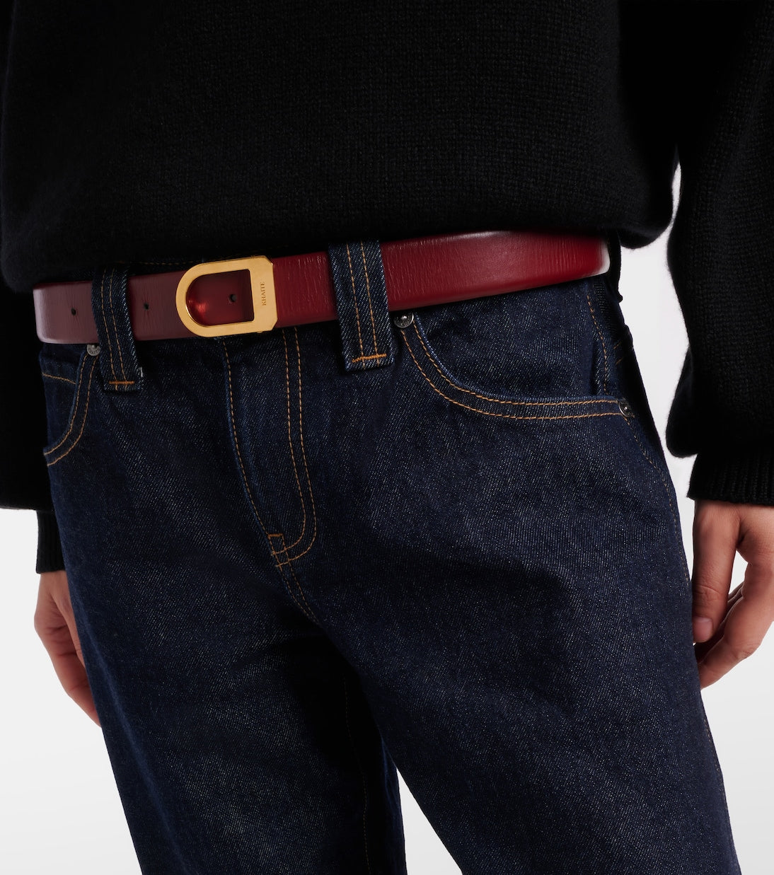 Khaite - Saddle leather belt