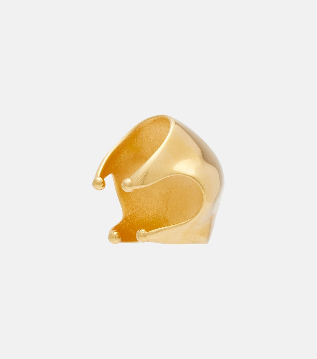 Khaite - Lotus 18kt gold-plated ear cuff