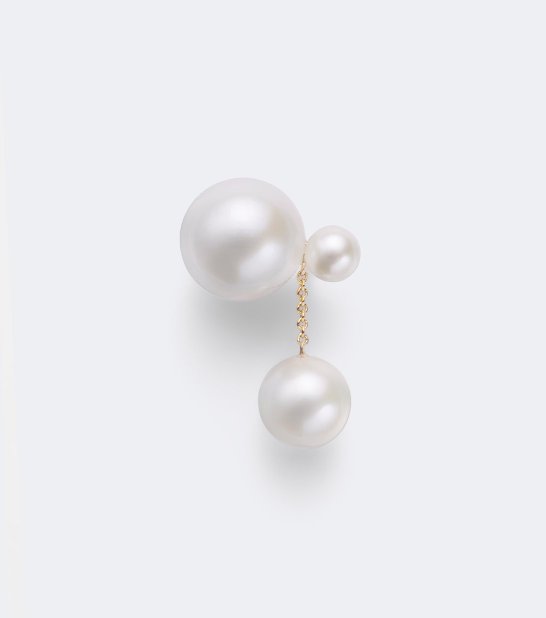 Sophie Bille Brahe - Lou Perle 14kt gold single earring with freshwater pearls