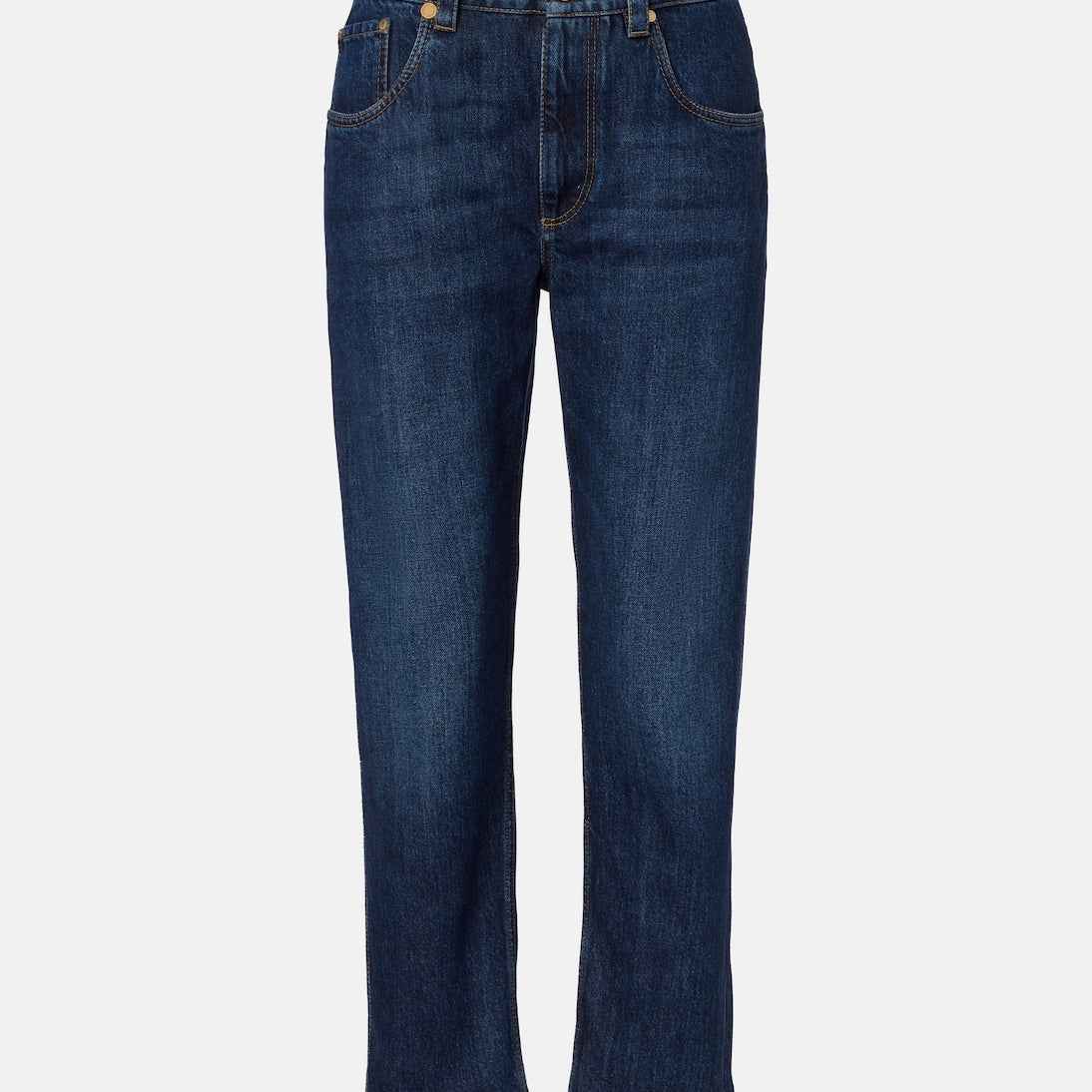 Brunello Cucinelli - Cropped straight jeans