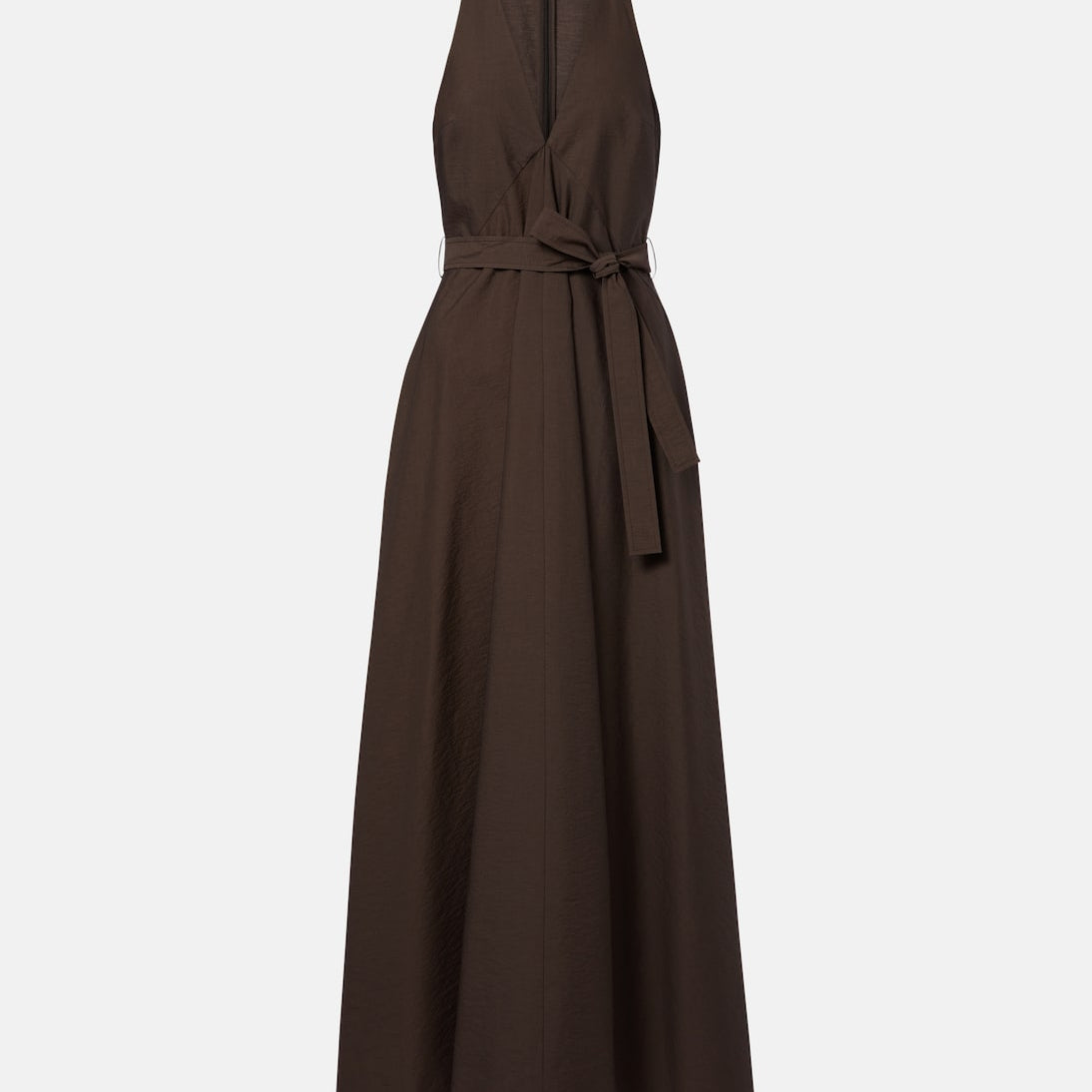 Brunello Cucinelli - Belted cotton-blend maxi dress
