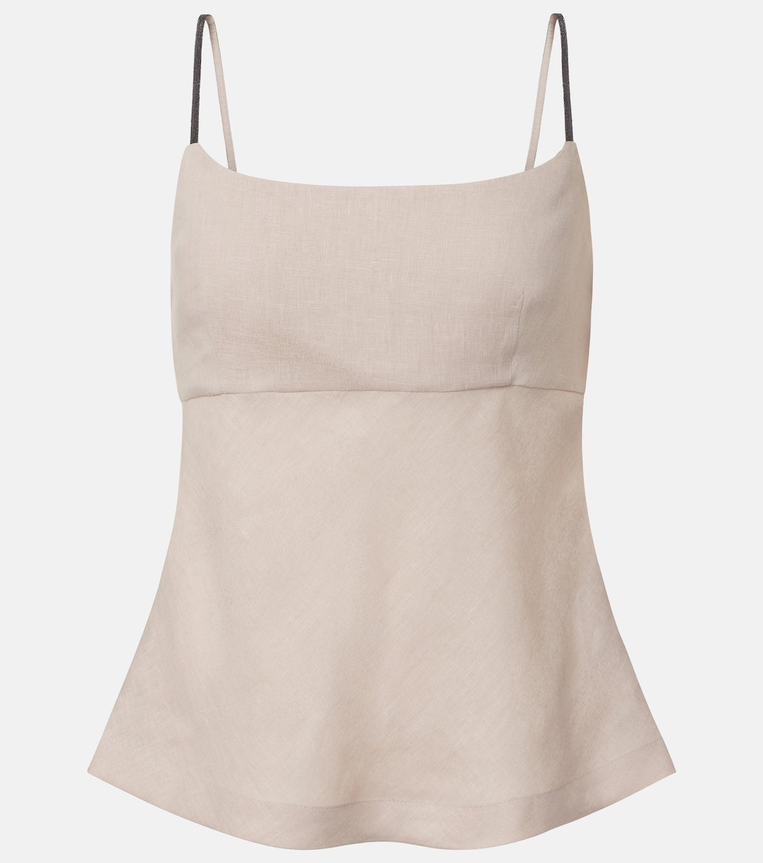Brunello Cucinelli - Monili linen top