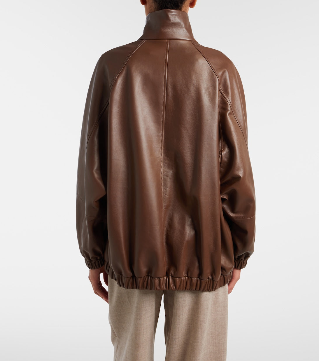 Brunello Cucinelli - Monili leather jacket