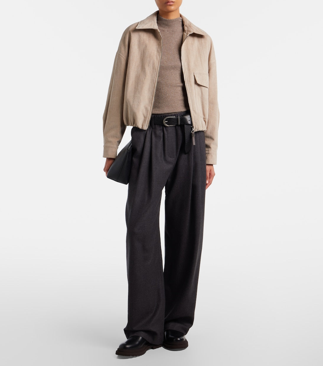 Brunello Cucinelli - Monili virgin wool wide-leg pants
