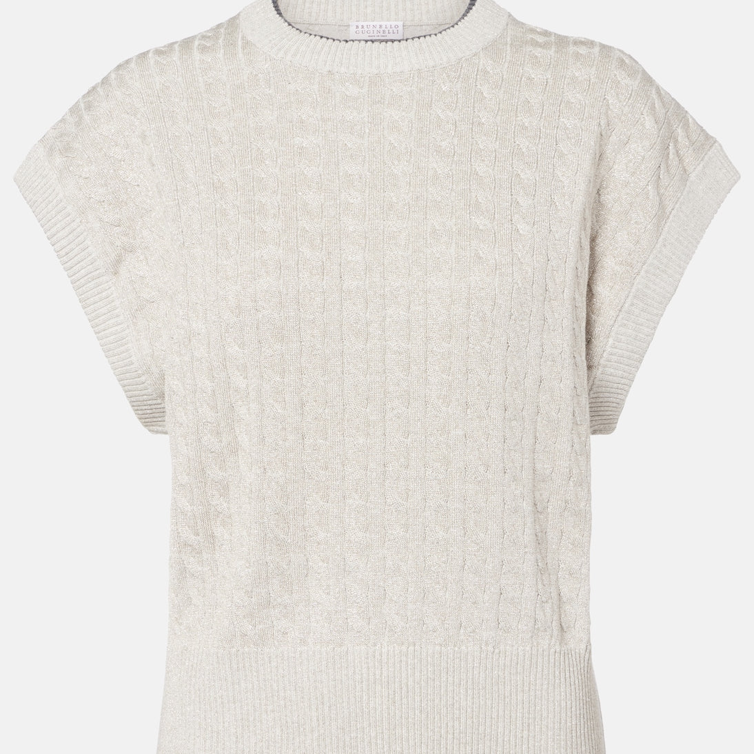 Brunello Cucinelli - Cable-knit cotton-blend sweater