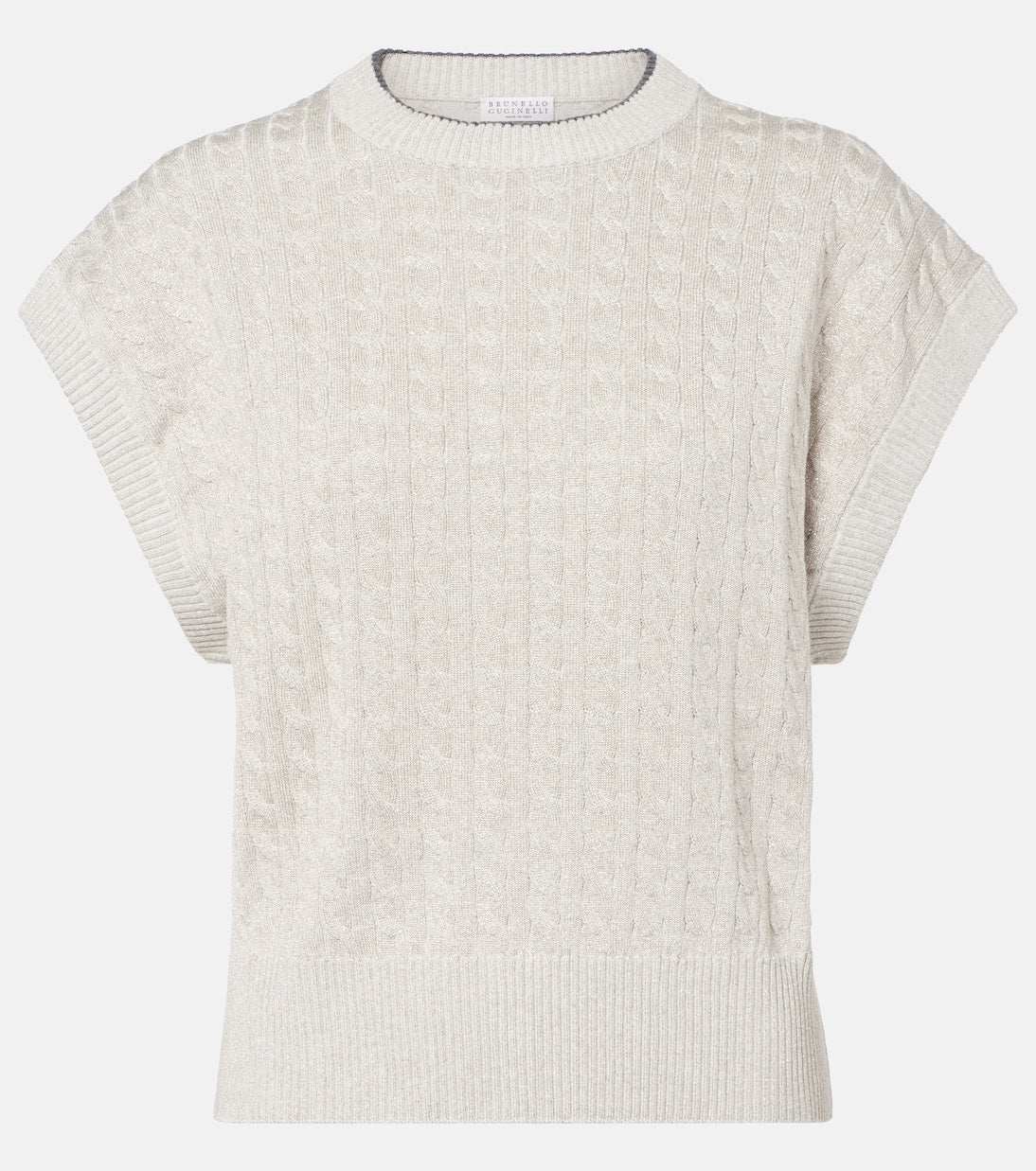 Brunello Cucinelli - Cable-knit cotton-blend sweater