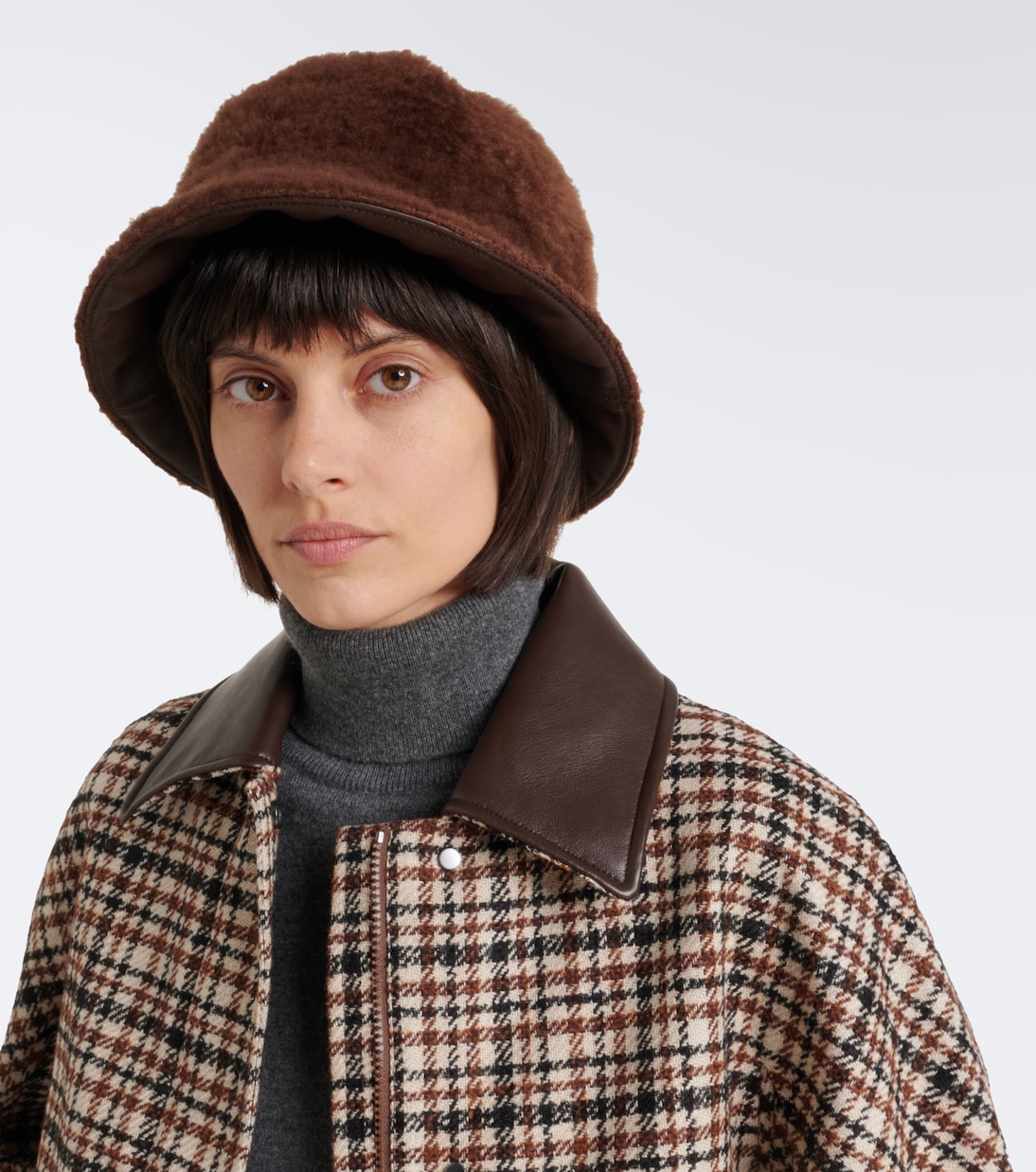 Brunello Cucinelli - Monili shearling bucket hat