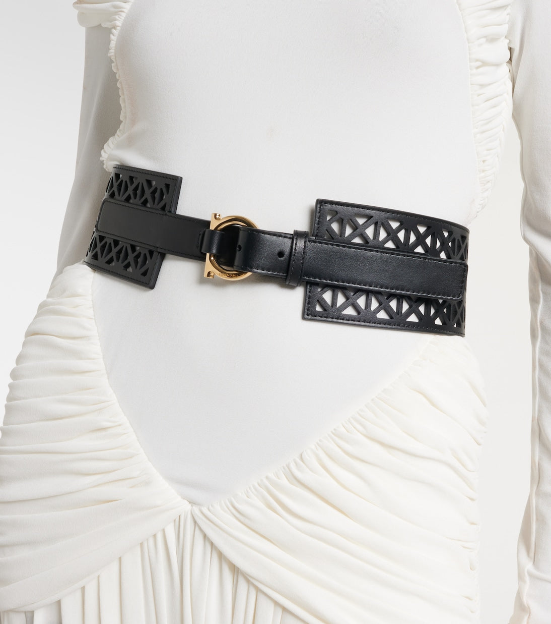 Ferragamo - Gancini leather belt