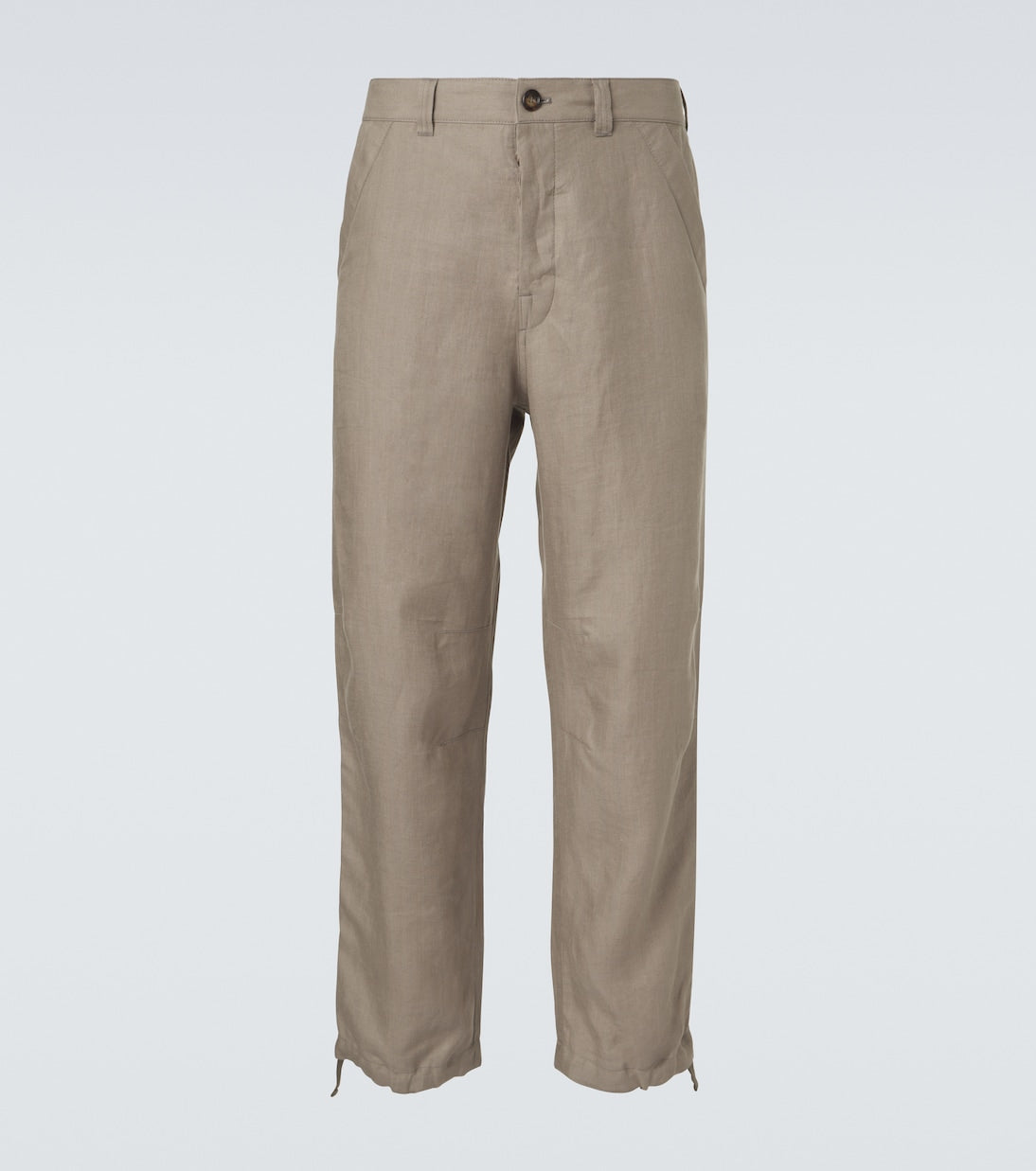 Brunello Cucinelli - Linen straight pants