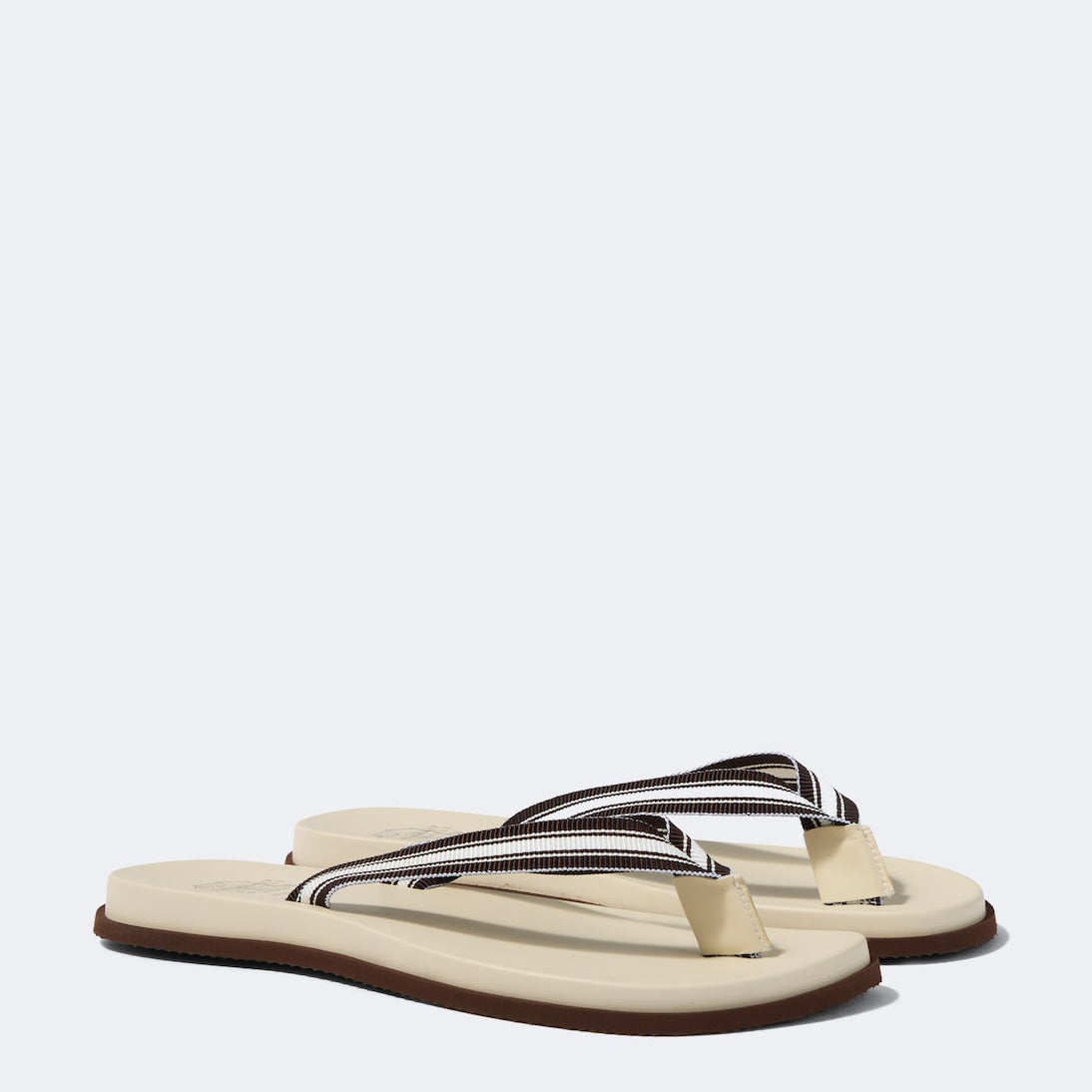 Brunello Cucinelli - Striped thong sandals