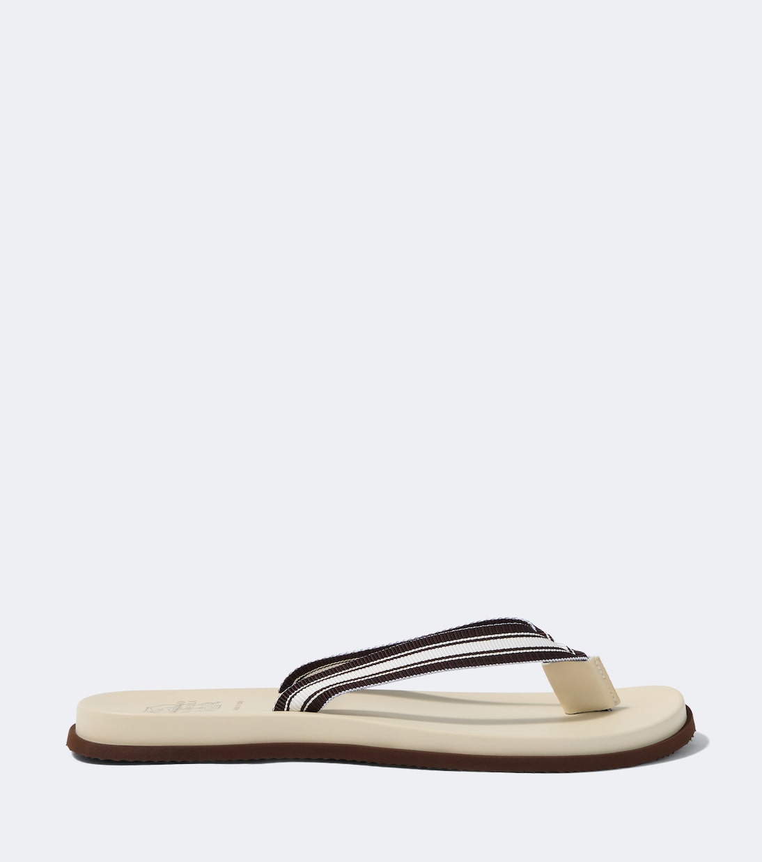 Brunello Cucinelli - Striped thong sandals