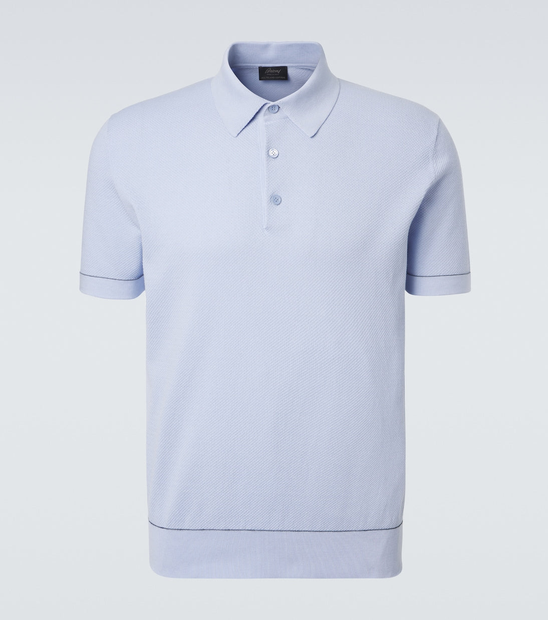 Brioni - Cotton piqué polo shirt