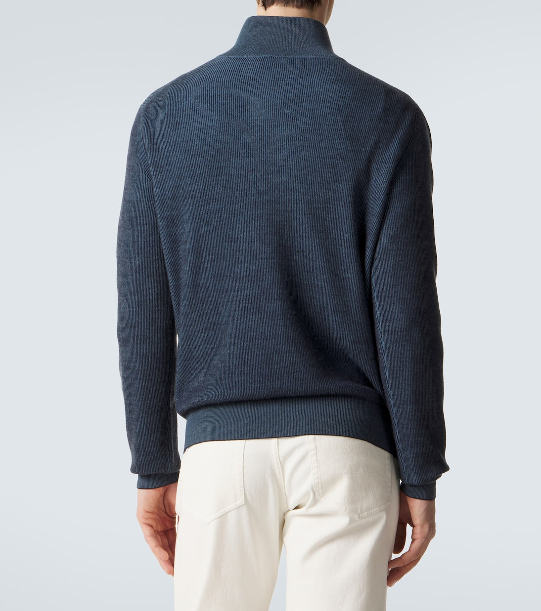 Brioni - Cashmere and wool half-zip sweater