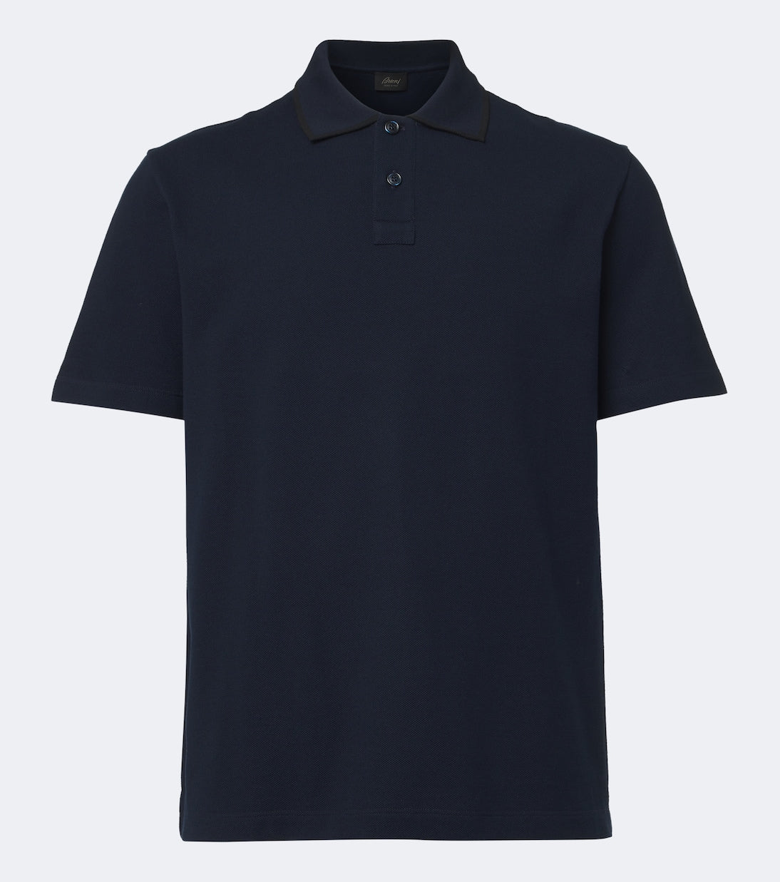 Brioni - Cotton piqué polo shirt