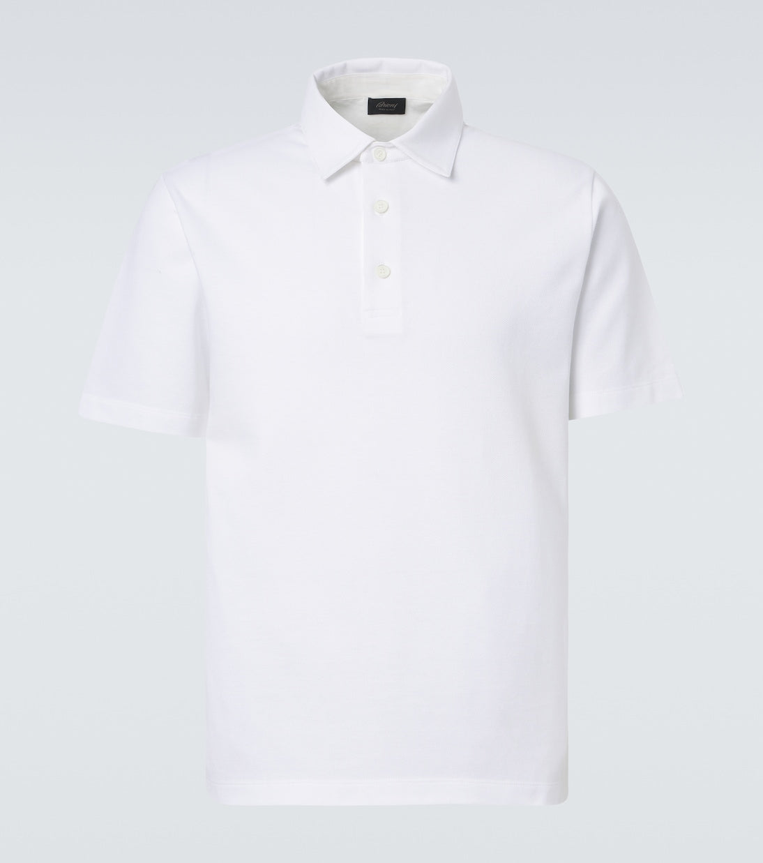 Brioni - Cotton piqué polo shirt