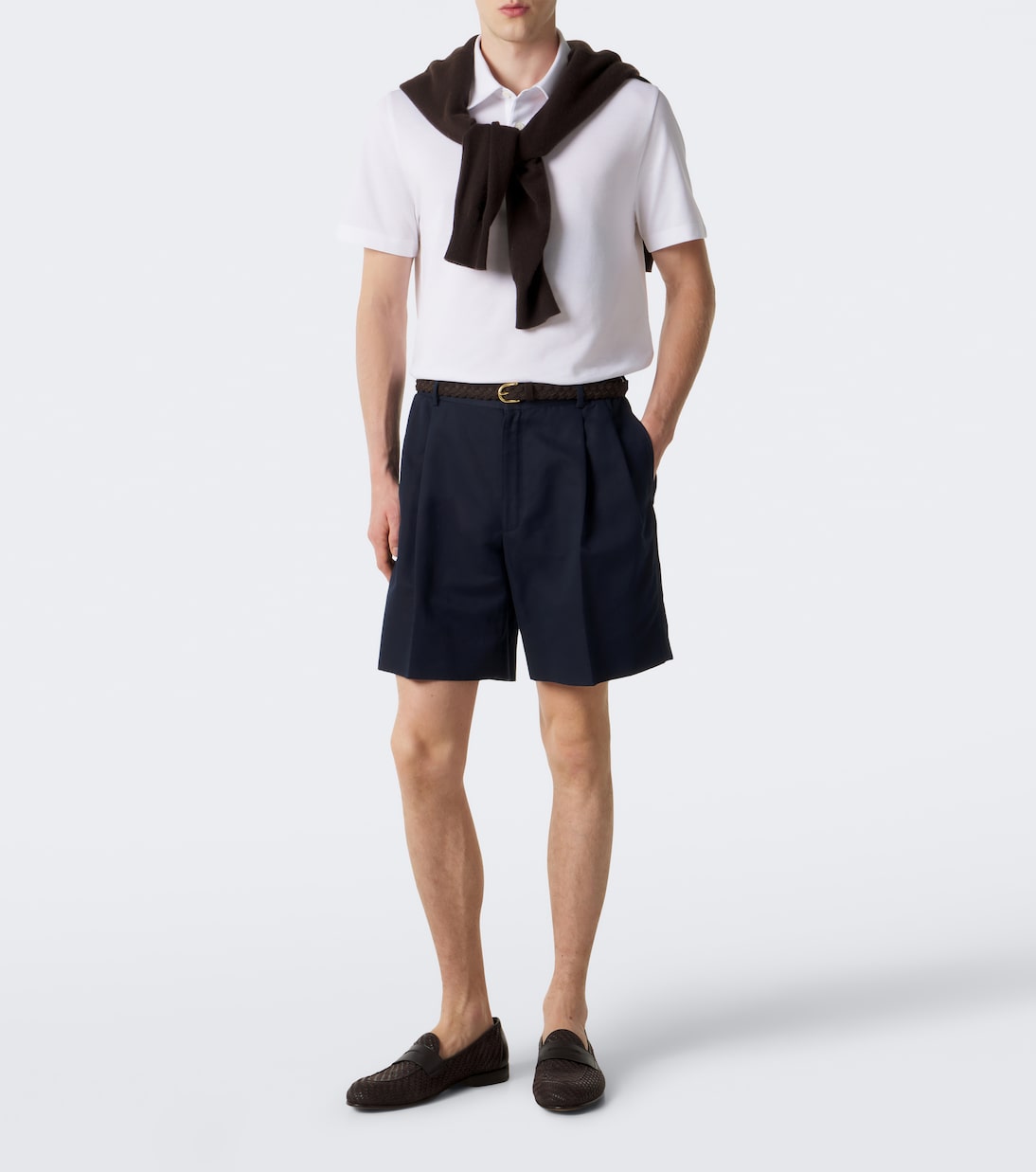 Brioni - Cotton piqué polo shirt