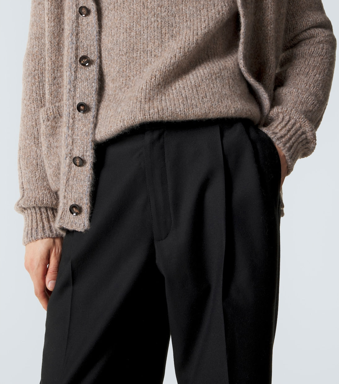 Brioni - Bellagio wool and cashmere pants