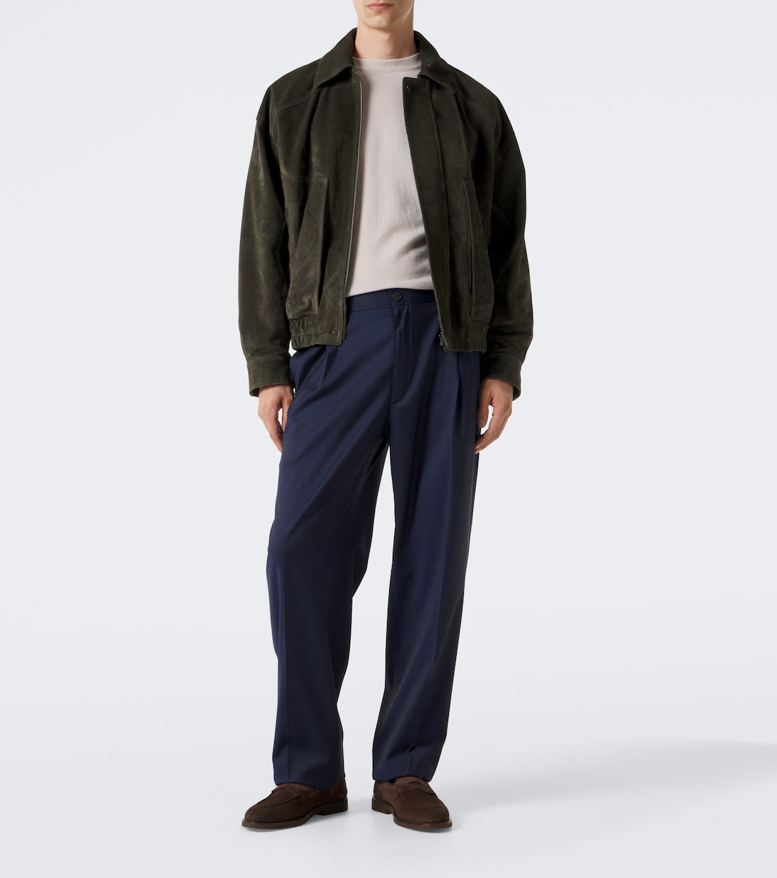 Brioni - Bellagio wool straight pants