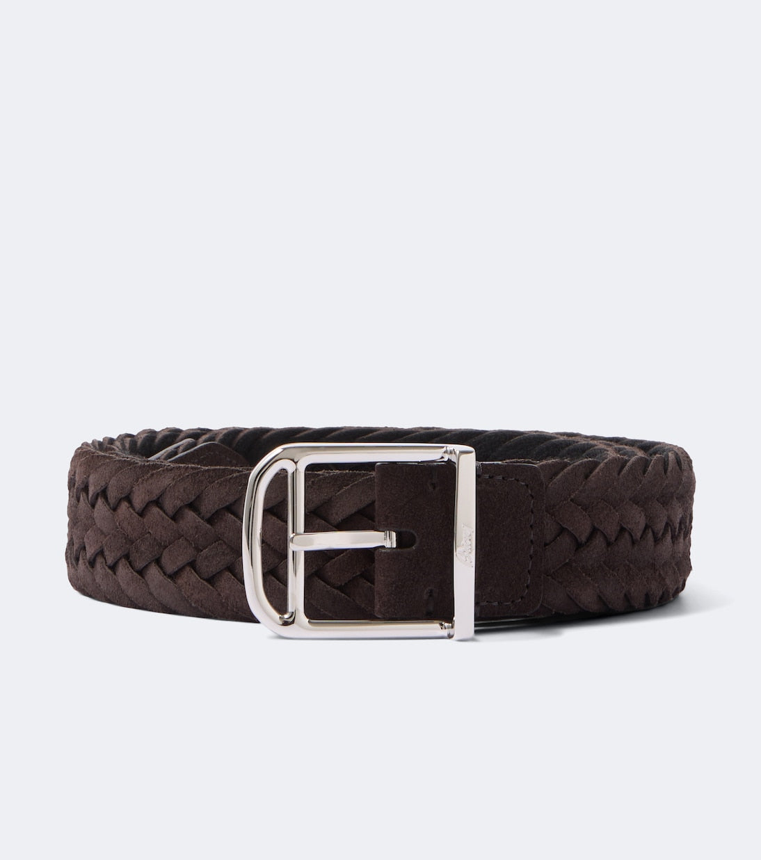 Brioni - Braided suede belt