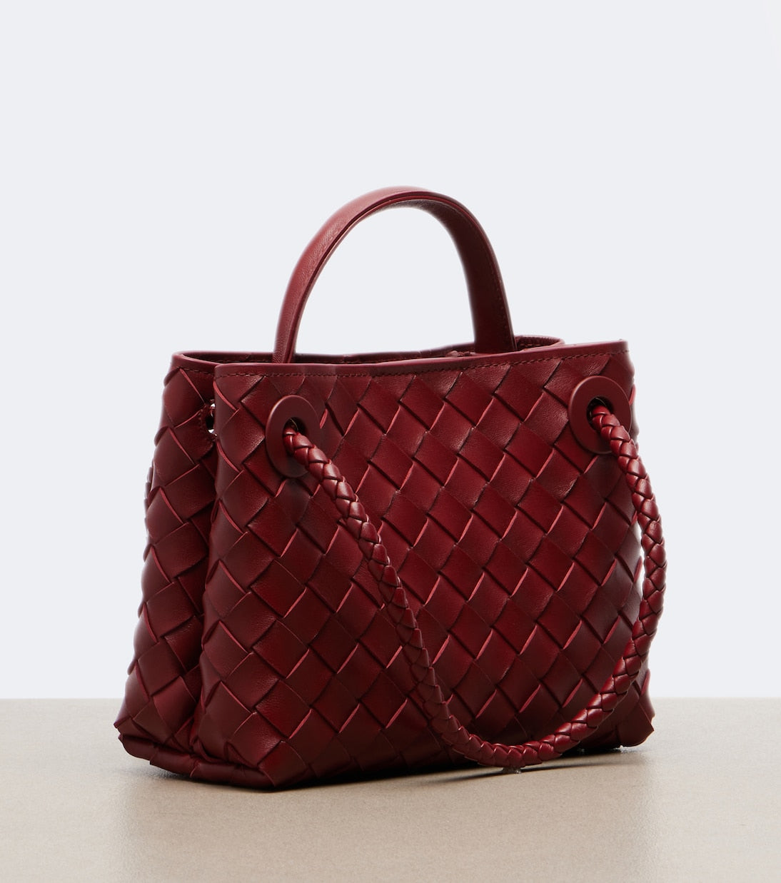 Bottega Veneta - Andiamo Mini leather top-handle bag