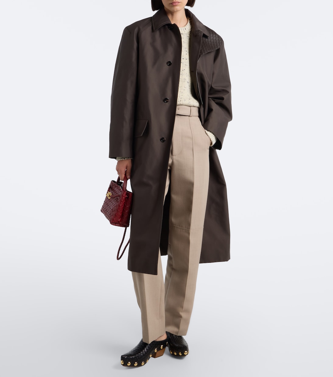 Bottega Veneta - Andiamo Mini leather top-handle bag