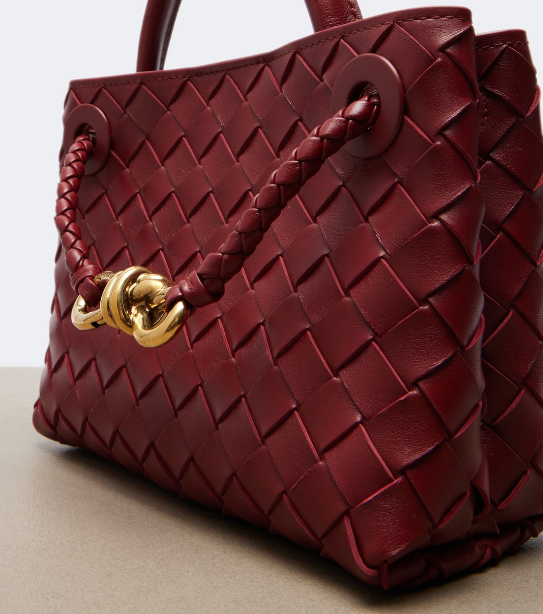 Bottega Veneta - Andiamo Mini leather top-handle bag