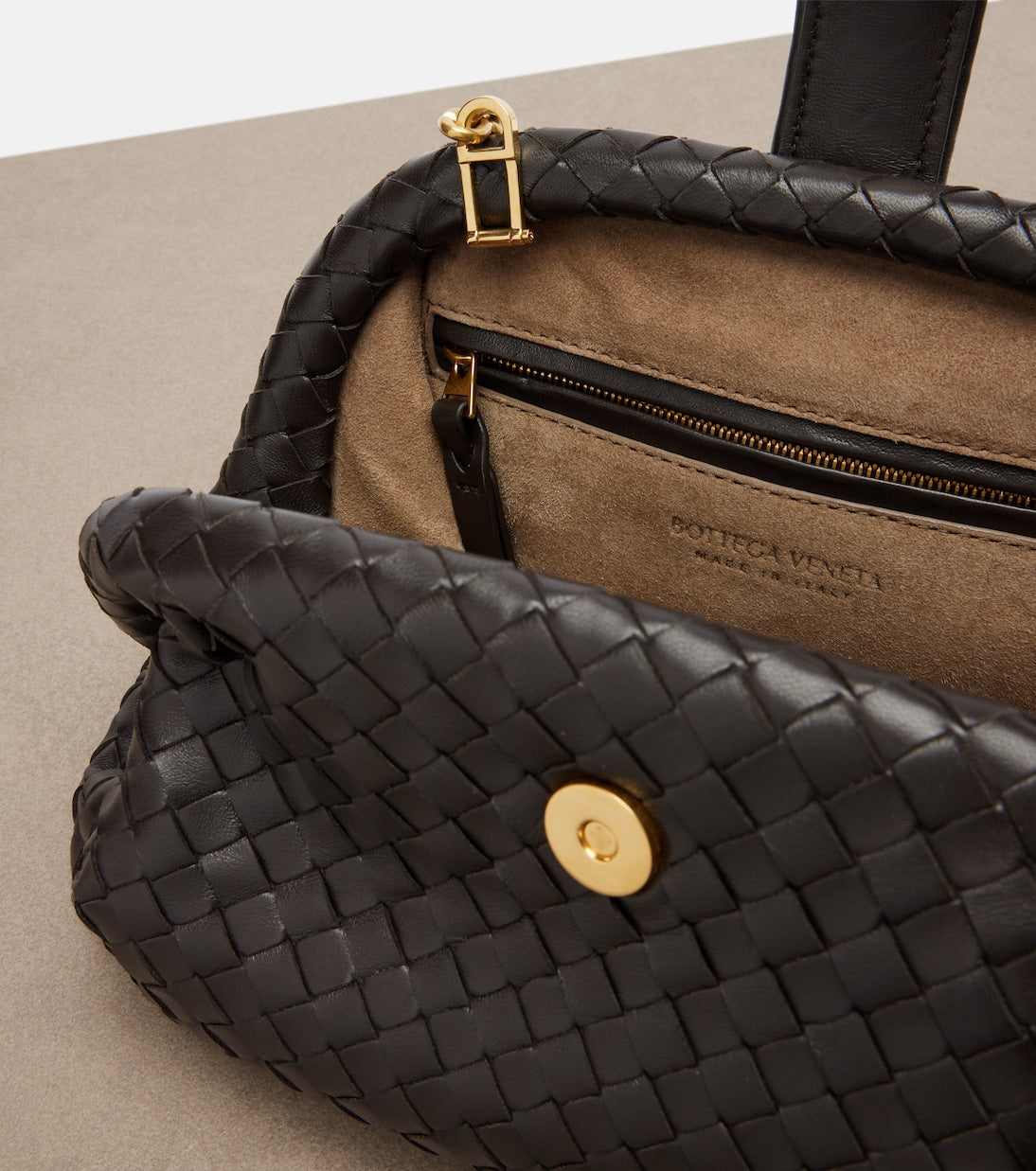Bottega Veneta - Lauren 1980 Small leather clutch