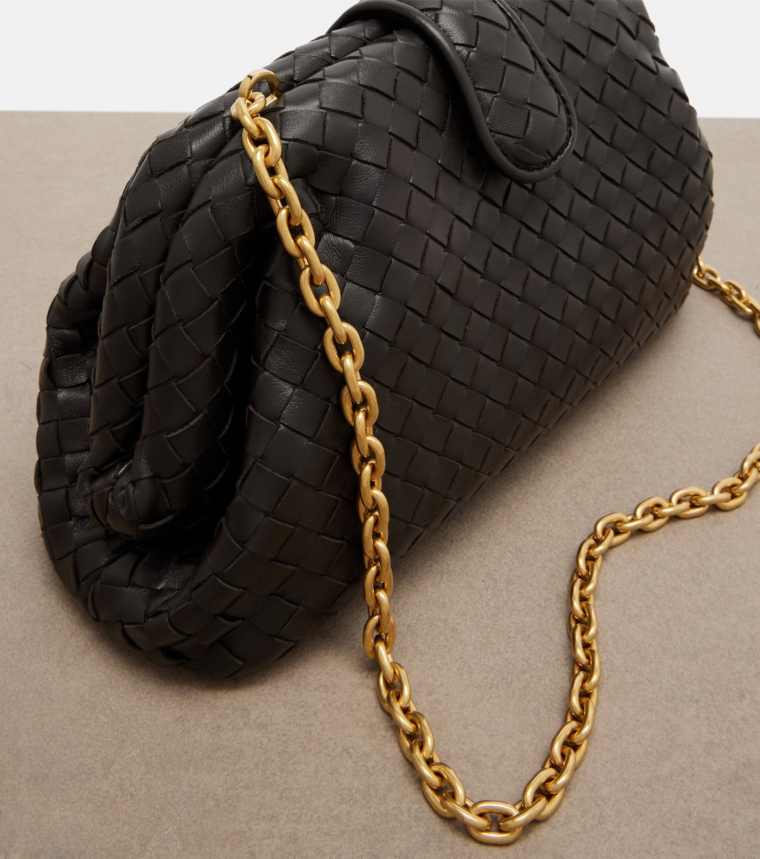 Bottega Veneta - Lauren 1980 Small leather clutch